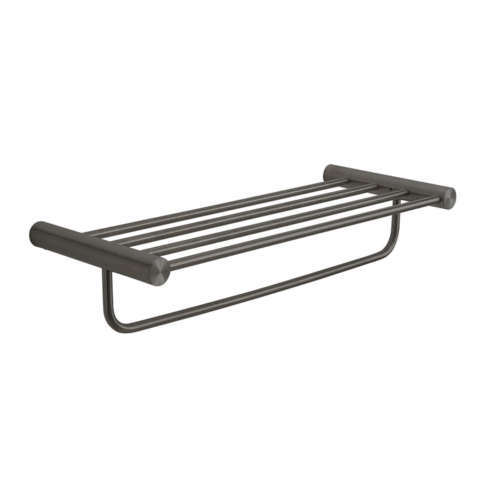 GEDY AN358100000 ANDE Estante doble para toallas gun metal