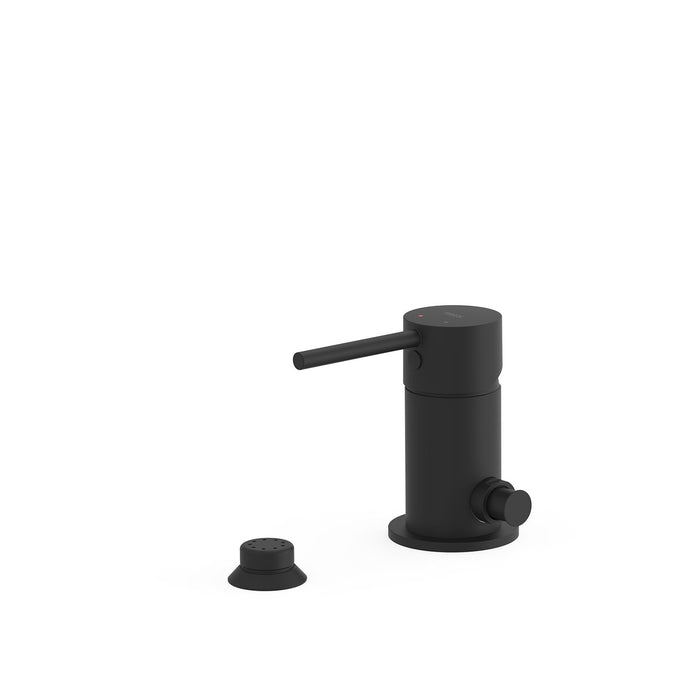 TRES 26113010NM STUDY Grifo Monomando Bidé con Duchita Negro Mate