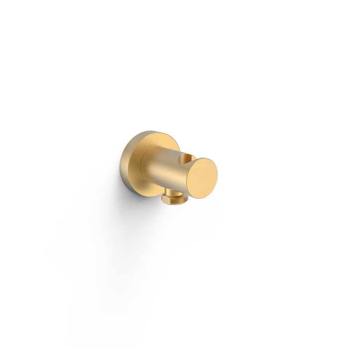 TRES 26118221OM Fixed Support with Water Outlet Matte Gold Color 24K