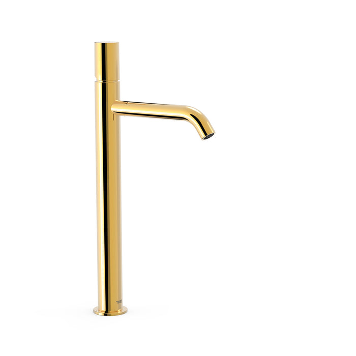 TRES 26130801OR STUDY XXL Single-lever Faucet High Spout for Sink 24K Gold Color