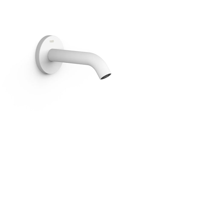 TRES 26218004BM FAUCET ACCESSORIES Fixed Wall Spout Matte White Color