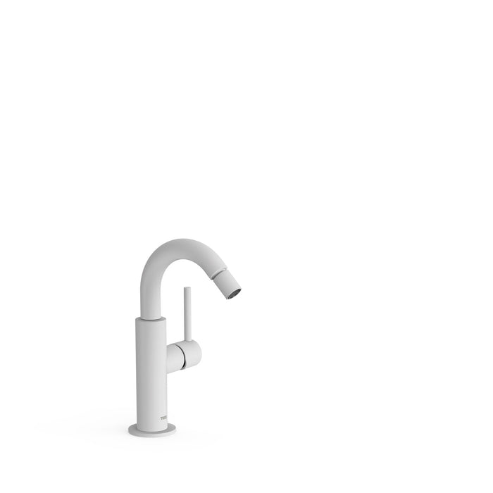 TRES 26222402BM STUDY Single-lever Faucet with Side Handle for Bidet Matte White