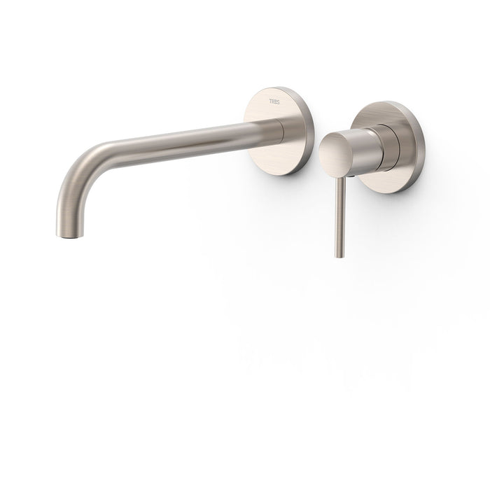 TRES 26230022AC STUDY Pieza Vista para Cuerpo Empotrado De Lavabo Color Acero