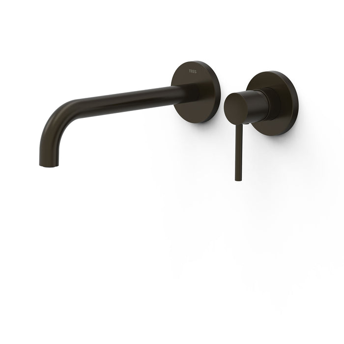 TRES 26230022KMB STUDY Pieza Vista para Cuerpo Empotrado De Lavabo Color Negro Bronce