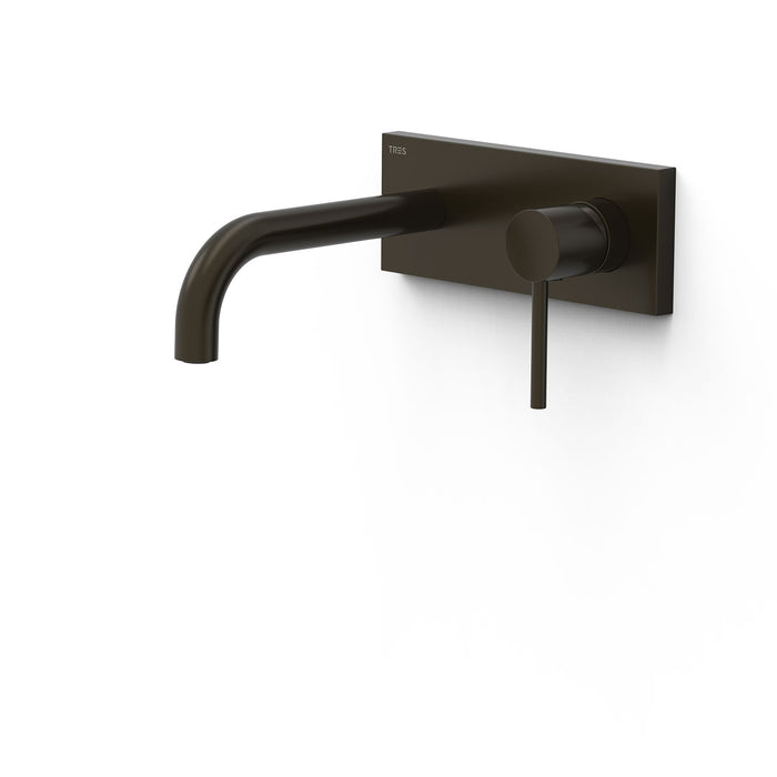 TRES 26230031KMB STUDY Pieza Vista para Cuerpo Empotrado De Lavabo Color Negro Bronce
