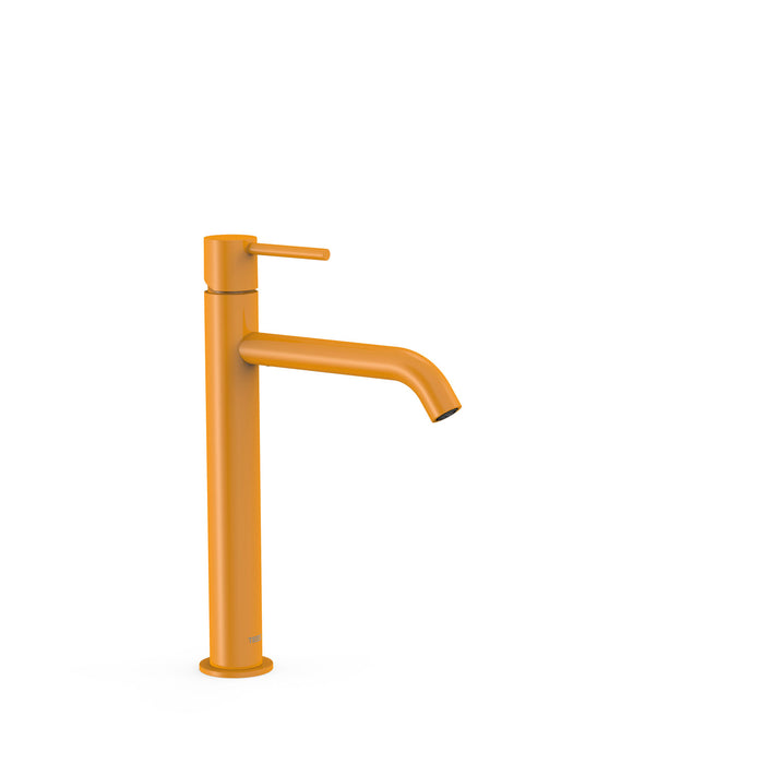 TRES 26230701TAM STUDY Single-lever High Spout Faucet for Sink Amber Color