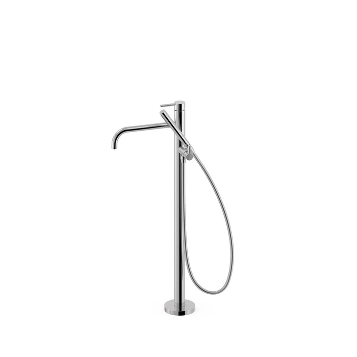TRES 26247005 STUDY Floor-standing Mixer Tap for Bathtub and Shower Chrome