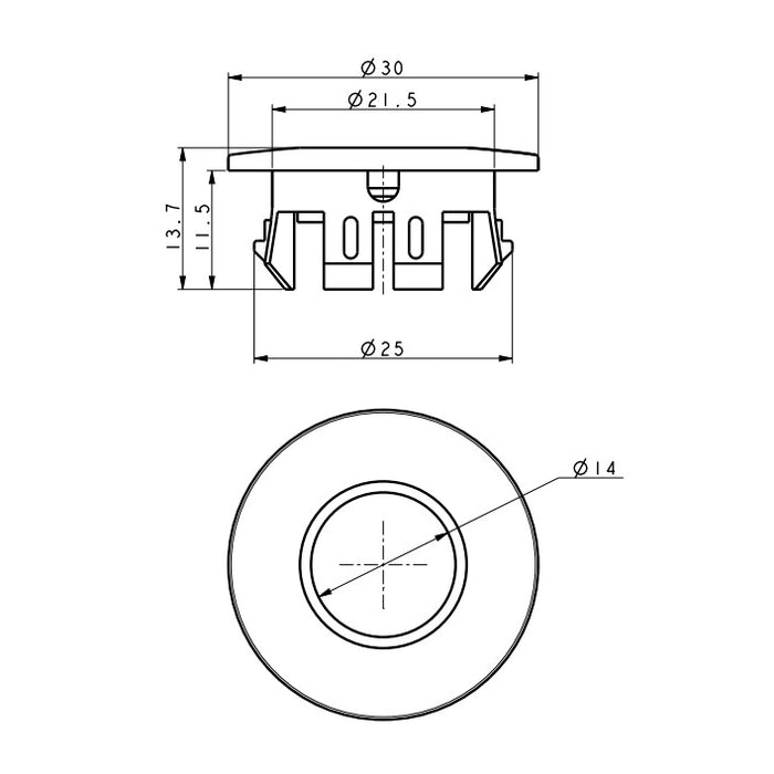 IMEX  ERL001/NQ REBOSADERO Complemento Embellecedor Lavabo Niquel