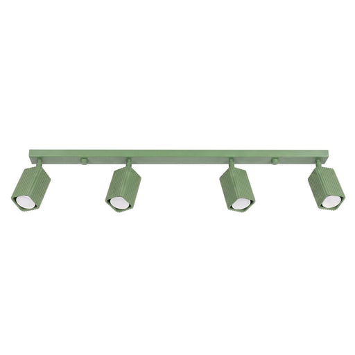 SOLLUX SL.3307 Lámpara De Techo Rayo 4L Verde Salvia