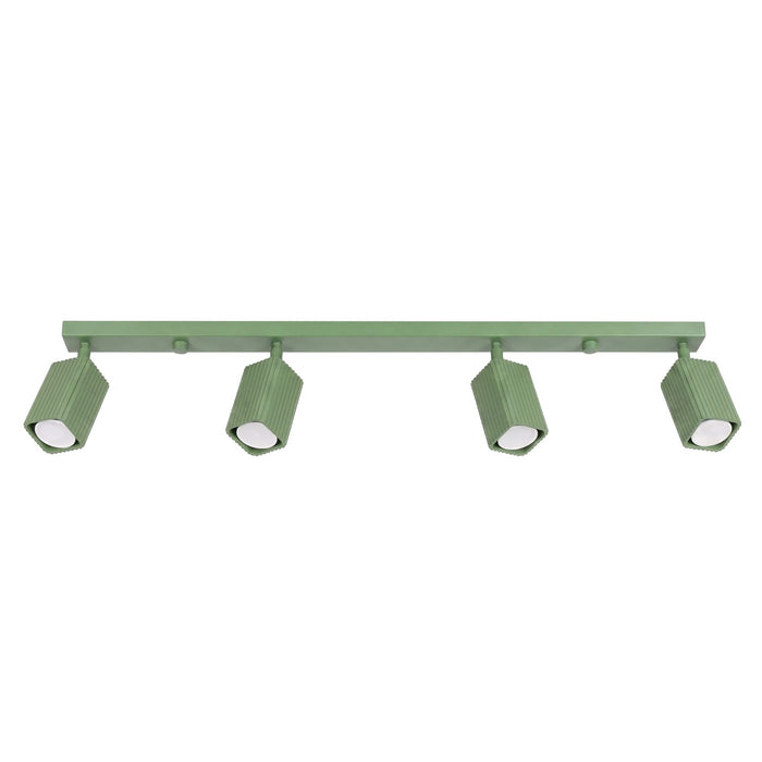 SOLLUX SL.3307 Lámpara De Techo Rayo 4L Verde Salvia