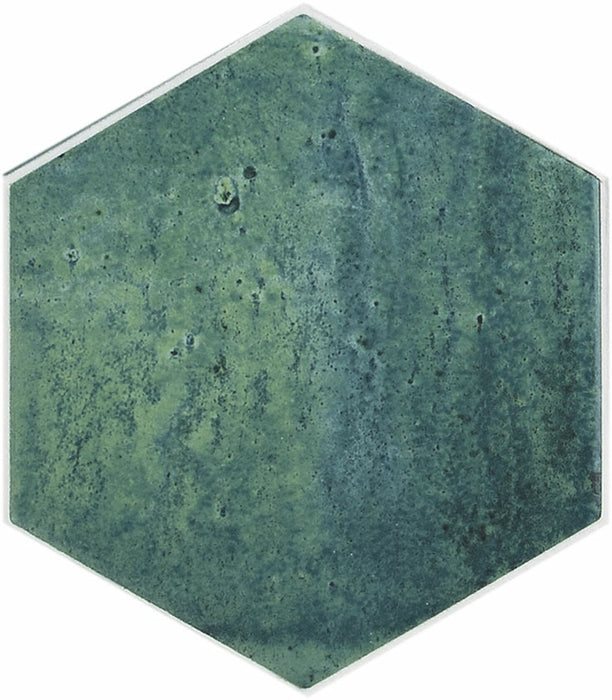 APE A041026 SINTRA HEXA EMERALD GREEN 13.9x16 Glazed Tile