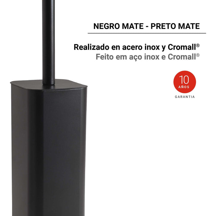 GEDY TO341400100 TONGA Escobillero Negro Mate