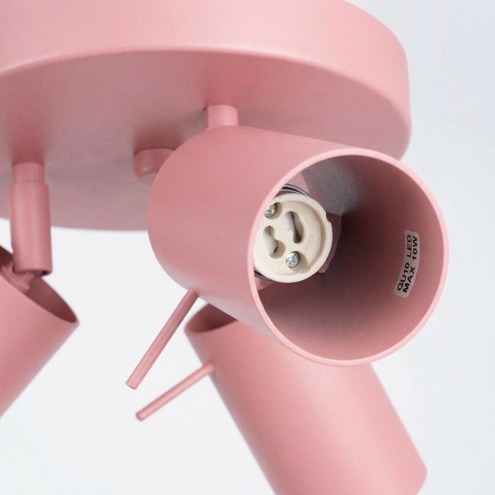 SOLLUX SL.2174 Plafón RING 3P rosa