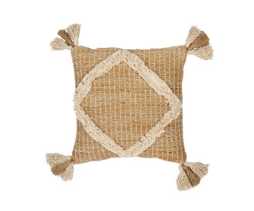 ANDREA HOUSE AX23084 Cojín Yute/Algodón Sue 45X45 Cm