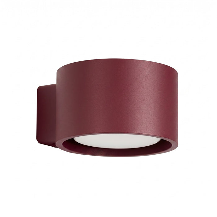 SOLLUX SL.2453 Aplique de pared MODO 1 burdeos Gx53
