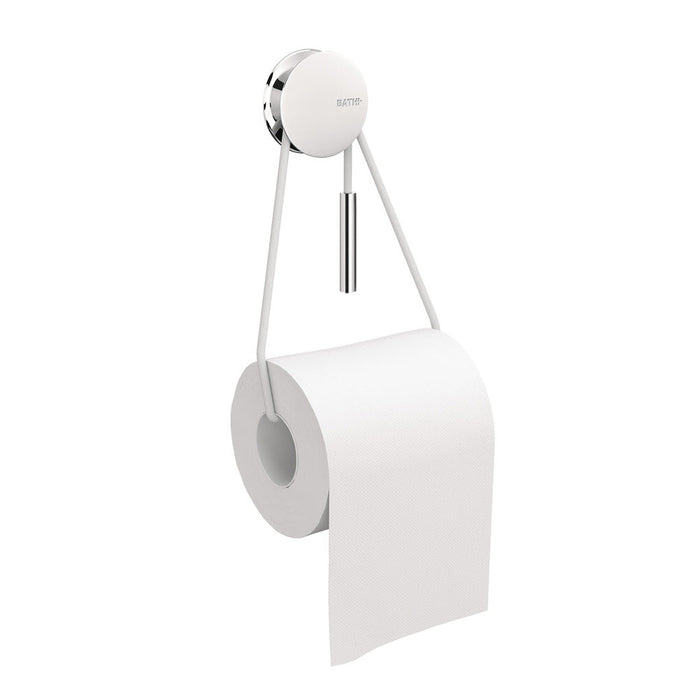 COSMIC 2751558 DIABOLO Toilet Paper Holder Without Cover Chrome-White