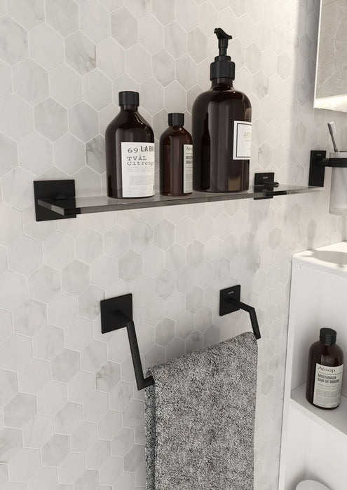 COSMIC 2763671 STICK Toallero Aro Negro