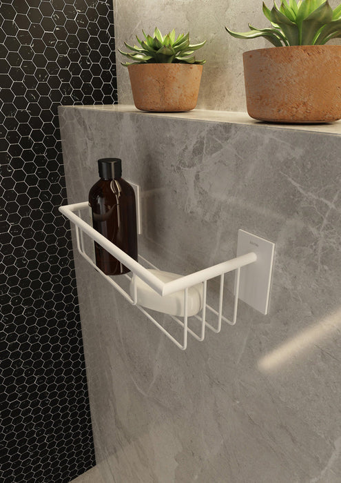 COSMIC 2766549 STICK Jabonera De Ducha Blanco Mate (30.4X11.8X9.6 cm)