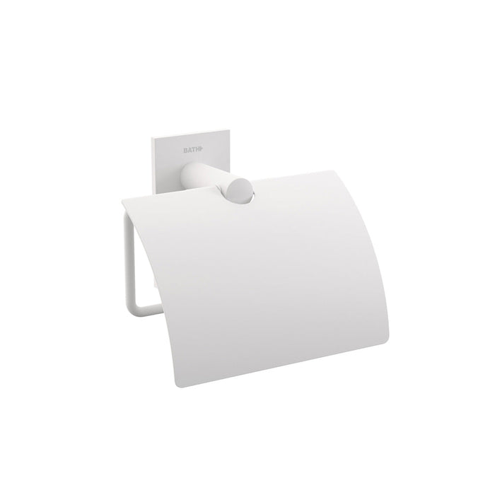 COSMIC 2766559 STICK Toilet Paper Holder With Lid White