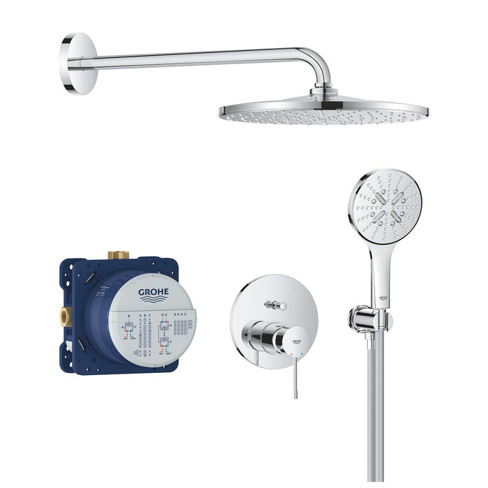 GROHE 25 287 000 ESSENCE Conjunto empotrado con ducha mural Rainshower Mono 310 cromo