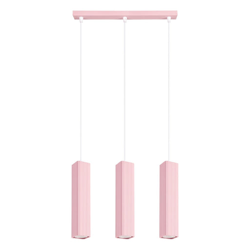 SOLLUX SL.3282 Lámpara Colgante Rayo 3L Rosa