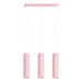 SOLLUX SL.3282 Lámpara Colgante Rayo 3L Rosa