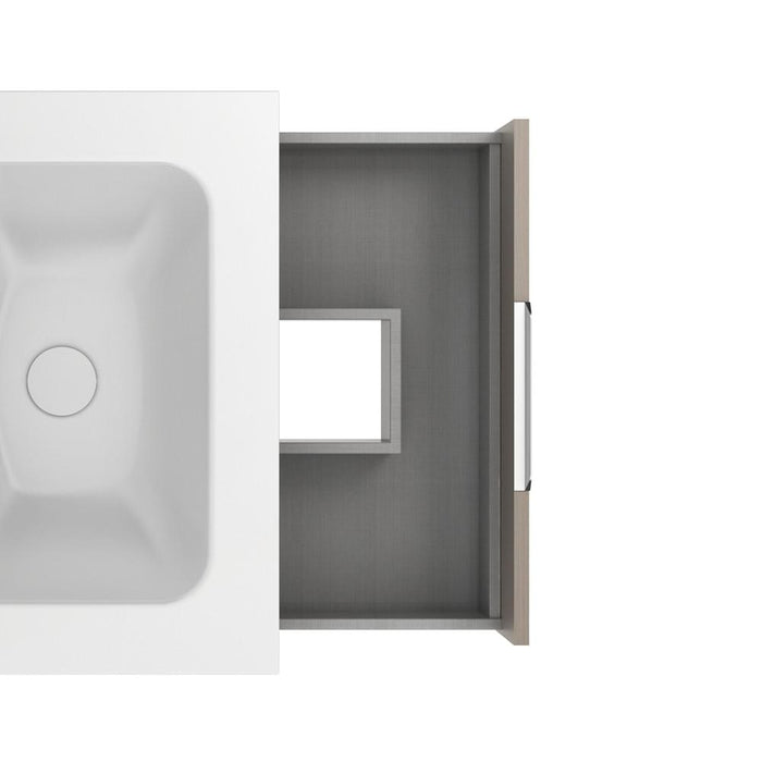 AMIZUVA C0073831 SUKI Conjunto Completo 2 Cajones 60 Fumé Arenado