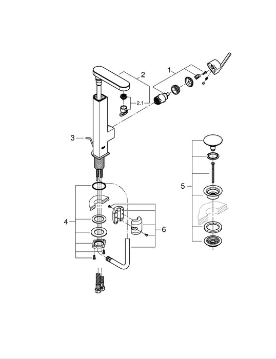 GROHE 26 408 000 TEMPESTA 210 Ducha mural Cromo