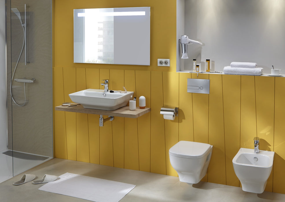 JACOB DELAFON STRUKTURA Wall Hung Toilet White With Seat