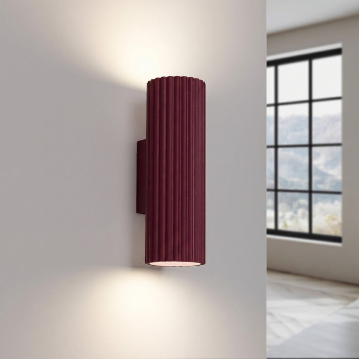 SOLLUX SL.1926 Aplique de pared KARBON 20 burdeos