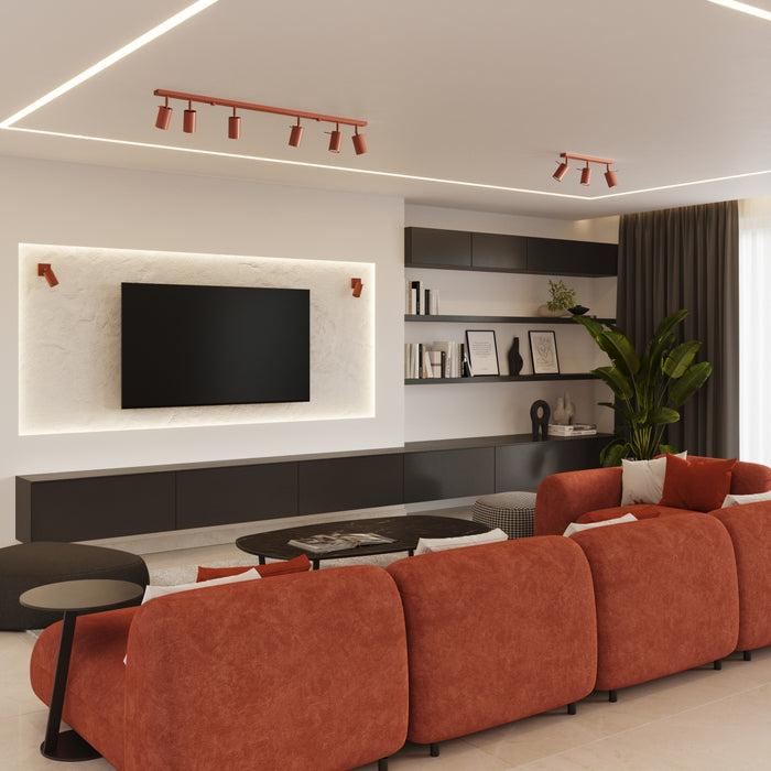 SOLLUX SL.1506 Aplique RING rojo ocre ocre rojo