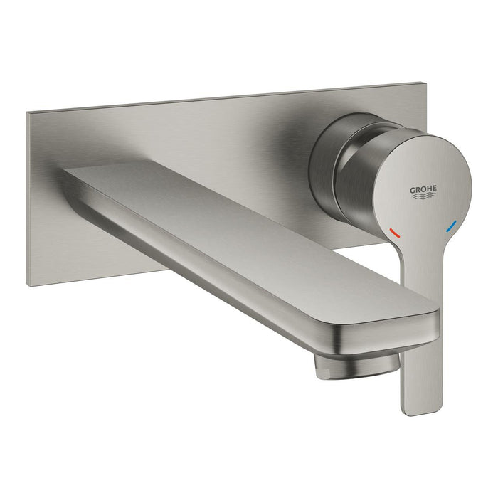 GROHE 23 444 DC1 Lineare Monomando de lavabo mural 1/2" Tamaño L Supersteel
