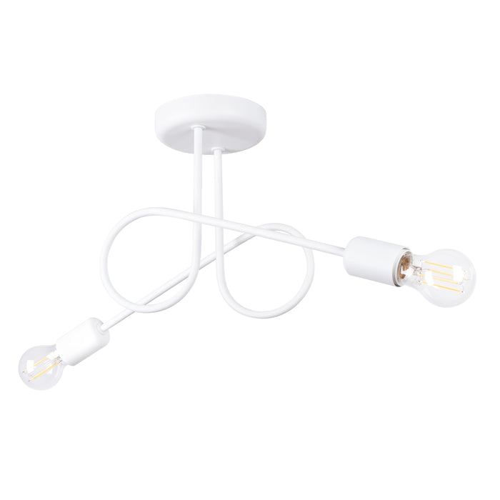 SOLLUX SL.1471 Lámpara LOOP 2 blanca blanco