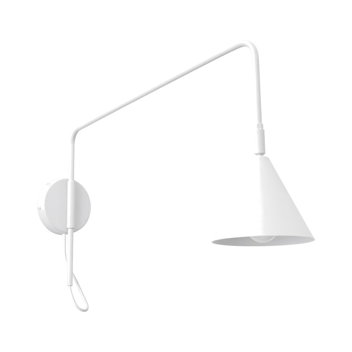 SOLLUX SL.2491 Aplique de pared NOX 1 blanco con interruptor
