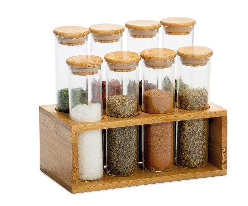 ANDREA HOUSE CC71507 Especiero 8B Bambú/Vid 18,5X10X16,5