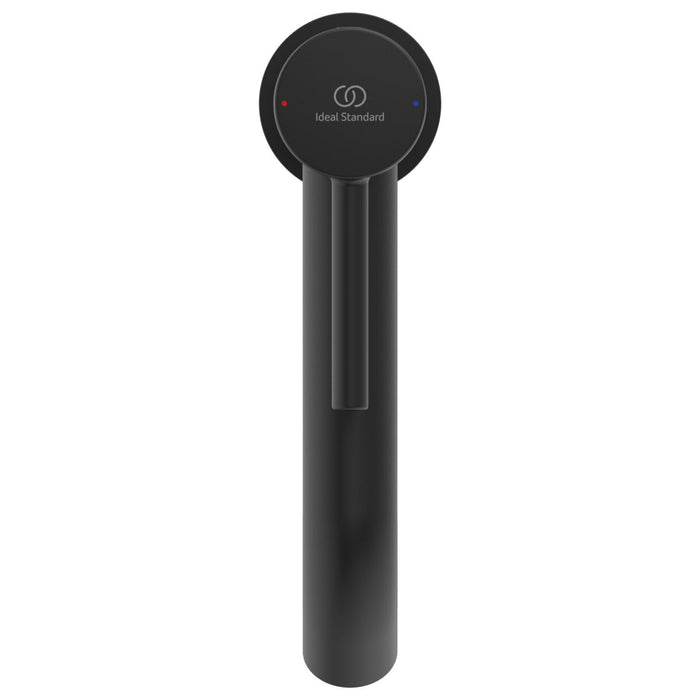 IDEAL STANDARD BD137XG CERALINE Grifo Monomando Lavabo Caño Alto con Válvula Clic Clac Negro Seda