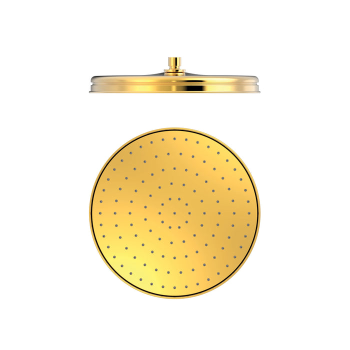 TRES 29933703OR SHOWER COMPLEMENTS 24K Gold Shower Head