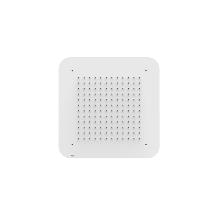 TRES 29951607BM COMPLEMENTOS DE DUCHA Rociador De Ducha Empotrado A Techo Color Blanco Mate