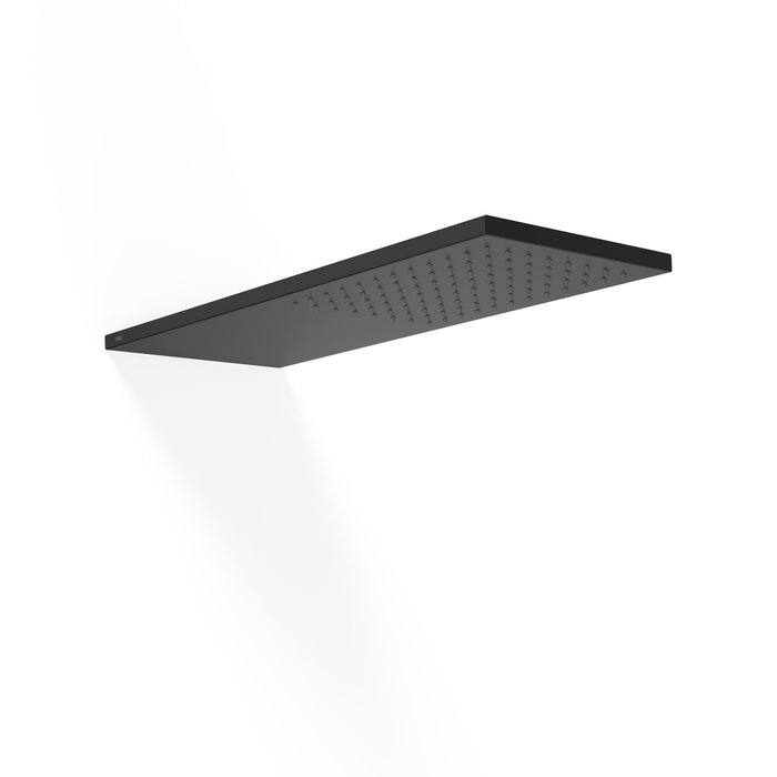 TRES 29990302NM COMPLEMENTOS DE DUCHA Rociador De Ducha A Pared Color Negro Mate