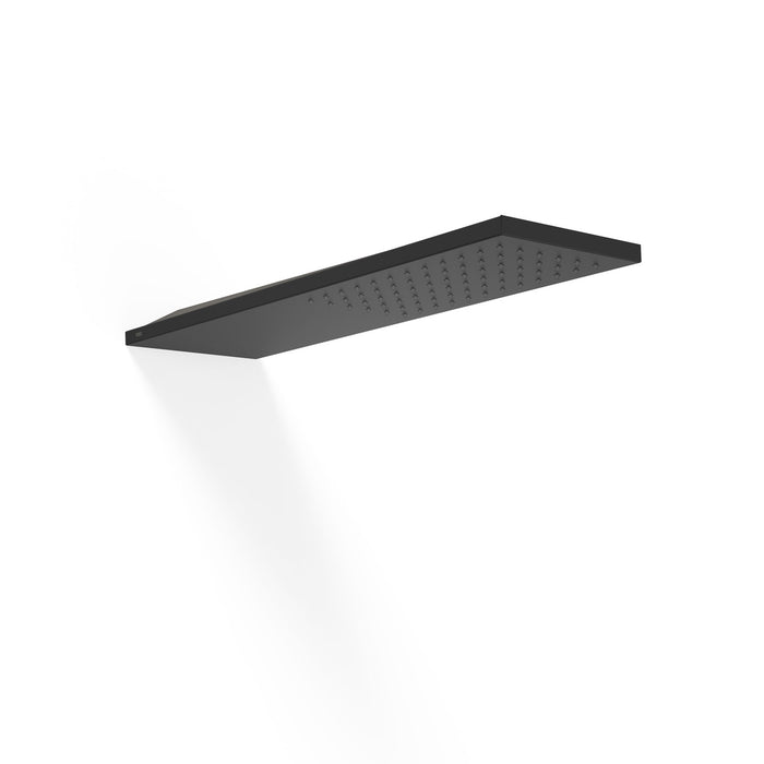 TRES 29990303NM COMPLEMENTOS DE DUCHA Rociador De Ducha A Pared Color Negro Mate