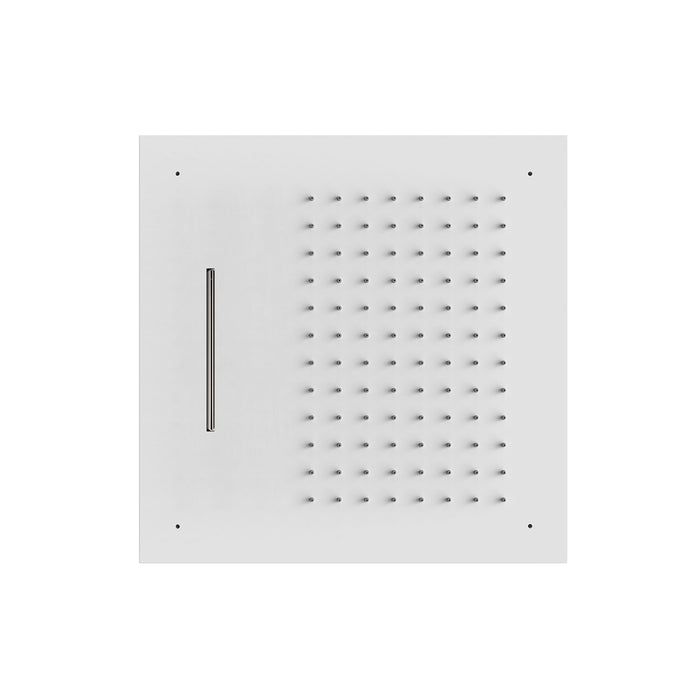 TRES 29995501BM COMPLEMENTOS DE DUCHA Rociador De Ducha Empotrado A Techo Color Blanco Mate