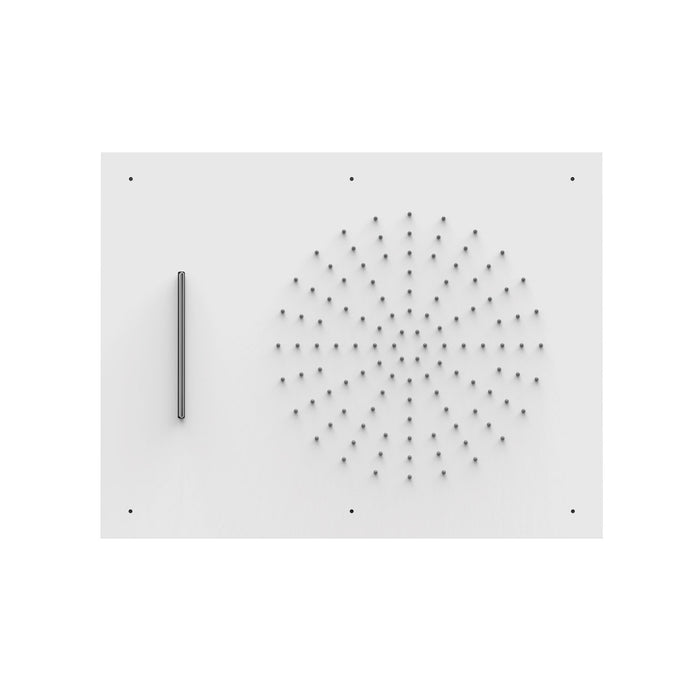 TRES 29997001BM COMPLEMENTOS DE DUCHA Rociador De Ducha Empotrado A Techo Color Blanco Mate