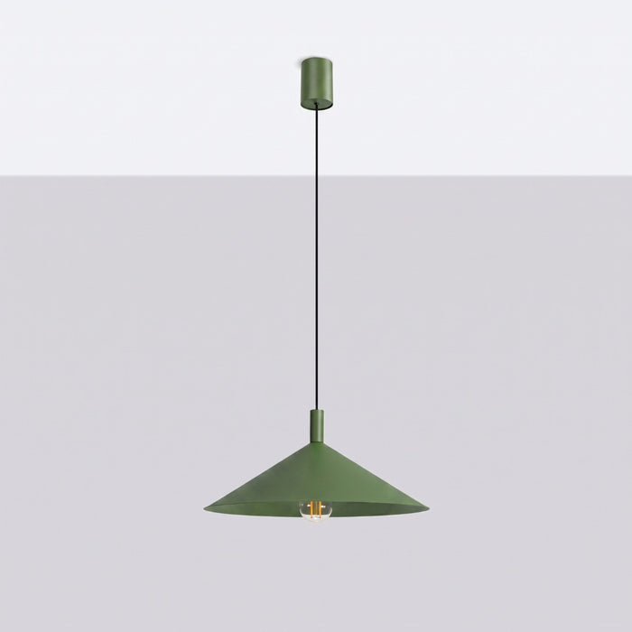 SOLLUX SL.2540 Lámpara colgante NOX 40 verde oliva