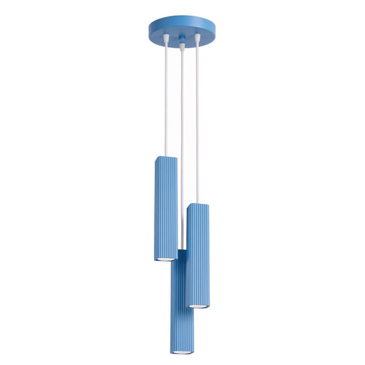 SOLLUX SL.3297 Lámpara Colgante Rayo 3P Azul Celeste