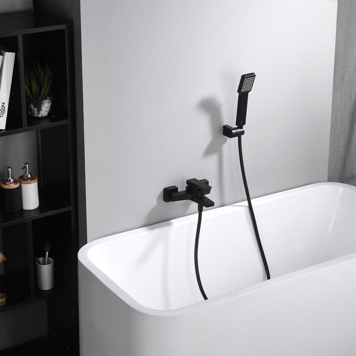 IMEX BDAR025-4NG ART Single Handle Bath/Shower Kit Matte Black