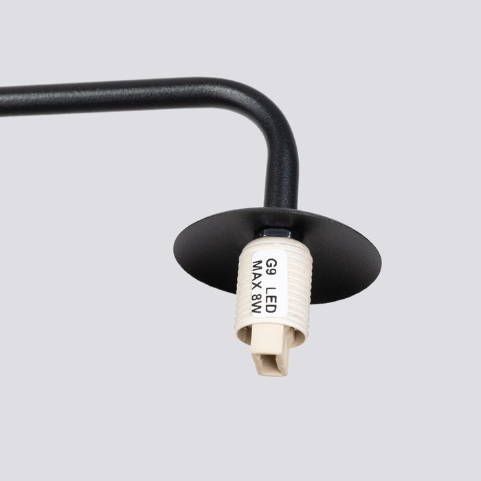 SOLLUX SL.1661 Aplique ASTRAL 1 negro negro/blanco