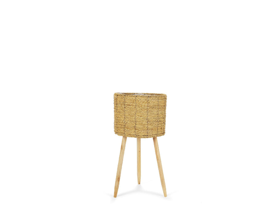 ANDREA HOUSE AX21542 Soporte Plantero Totora Ø30x58 CM