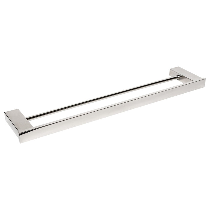 MEDICLINICS AI1411C Double Bar Towel Rack Stainless Steel Glossy