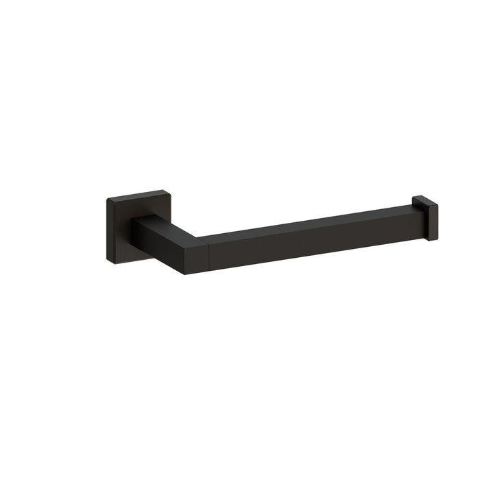 BELTRAN 20184 LUKA Toilet Paper Holder Without Cover Matte Black Screw Mount