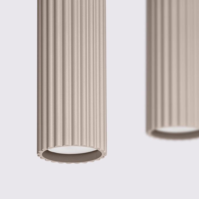 SOLLUX SL.2007 Lámpara Colgante Karbon 4L Taupe